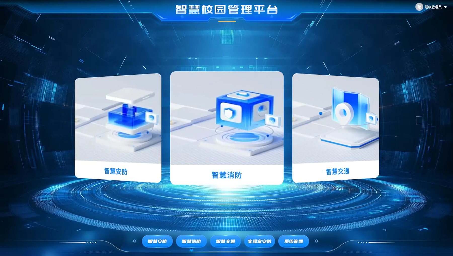 智慧校园管理平台首页